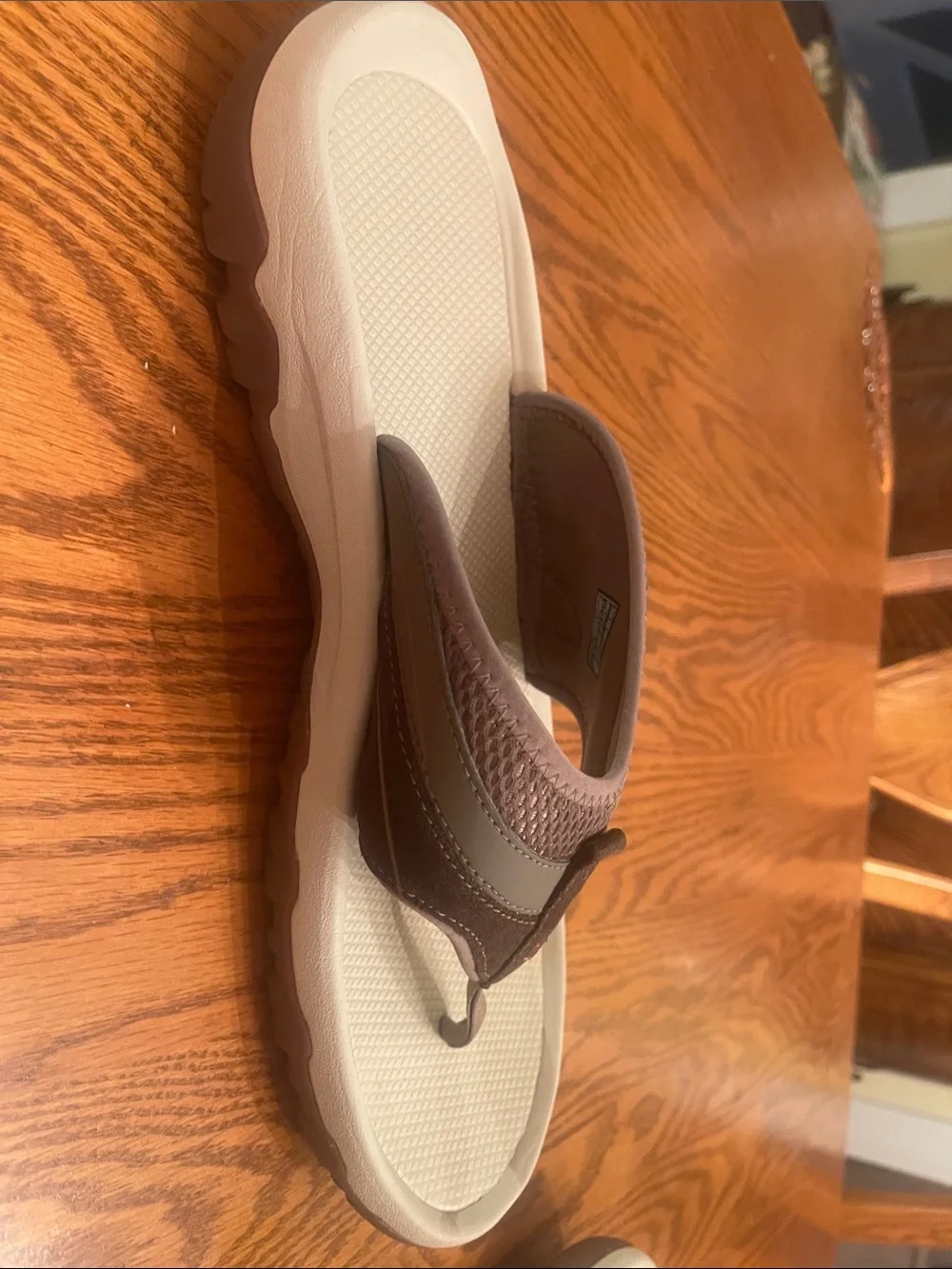 Teva Brown Rubber Tread Sandal Sole